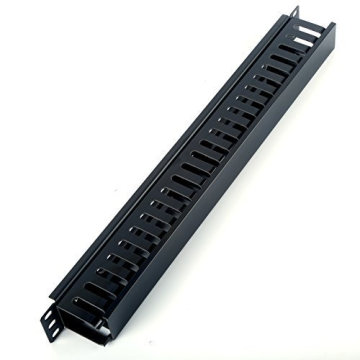 1u 19 Inch Rack Mount Horizontal Cable Manager for Wiring